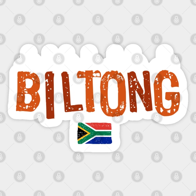 Biltong South Africa T-Shirt | Lekker Braai | Dry Wors | Afrikaans Language Sticker by BraaiNinja